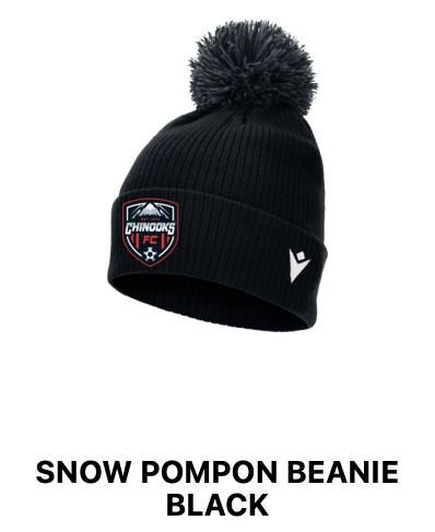 Pompon Beanie Black